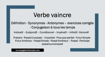 Verbe vaincre conjugaison, définition, synonyme, exercices