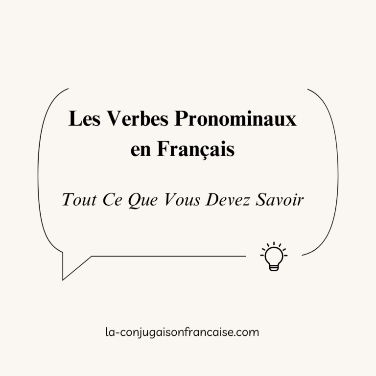 Les Verbes Pronominaux en Français : Tout Ce Que Vous Devez Savoir