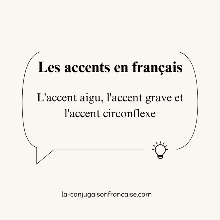 Les accents en français : L'accent aigu, l'accent grave et l'accent circonflexe