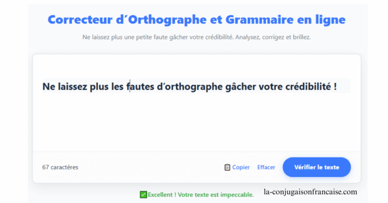 Correcteur d'Orthographe et Grammaire Gratuit en ligne